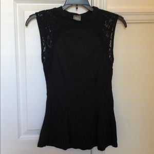 Bobi sleeveless peplum top